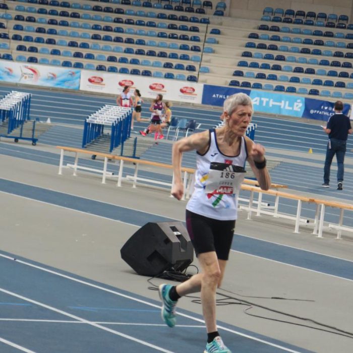 Suzanne Loyer aux Championnats de France Master d'athlétisme
