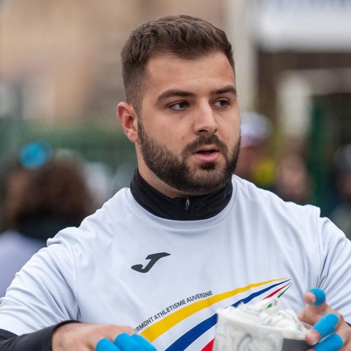 Yann Chaussinand lanceur de marteau du Clermont Athlé