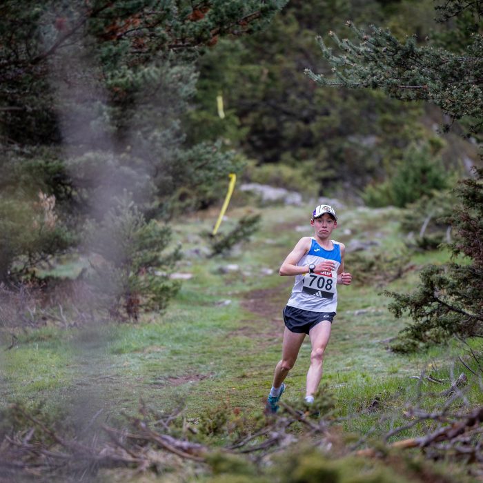 Emilien Simoneau lors de frances de montagne