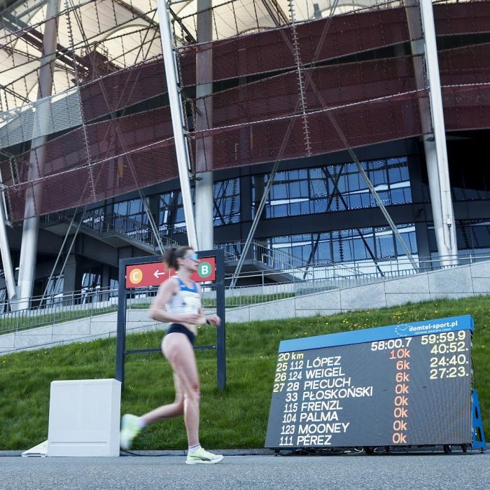 Celia Vidalinc lors de la Warsaw Race Walking Cup en 2023