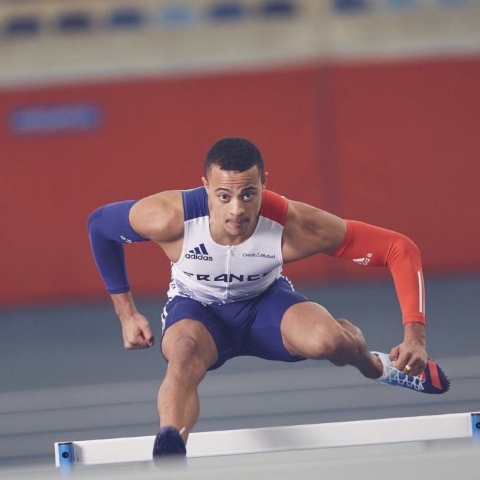 Sasha Zhoya pour la nouvelle collection edf adidas de l'équipe de france