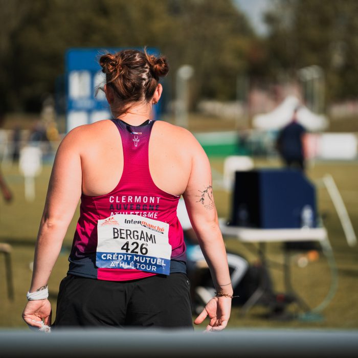 Manon Bergami lors du meeting de Troyes